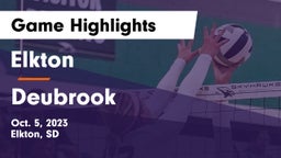 Elkton  vs Deubrook  Game Highlights - Oct. 5, 2023