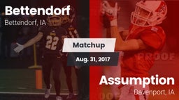 Matchup: Bettendorf High vs. Assumption  2017