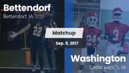 Matchup: Bettendorf High vs. Washington  2017