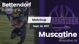 Matchup: Bettendorf High vs. Muscatine  2017