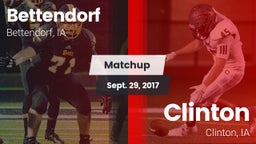Matchup: Bettendorf High vs. Clinton  2017