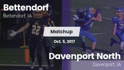 Matchup: Bettendorf High vs. Davenport North  2017