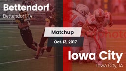 Matchup: Bettendorf High vs. Iowa City  2017