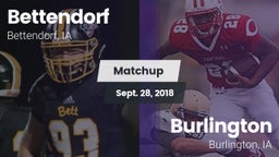 Matchup: Bettendorf High vs. Burlington  2018