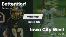 Matchup: Bettendorf High vs. Iowa City West 2018