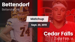 Matchup: Bettendorf High vs. Cedar Falls  2019