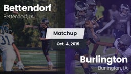 Matchup: Bettendorf High vs. Burlington  2019