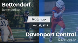 Matchup: Bettendorf High vs. Davenport Central  2019