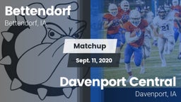 Matchup: Bettendorf High vs. Davenport Central  2020