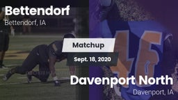 Matchup: Bettendorf High vs. Davenport North  2020
