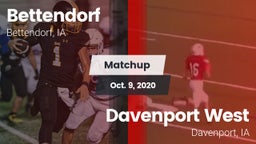 Matchup: Bettendorf High vs. Davenport West  2020