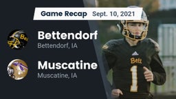 Recap: Bettendorf  vs. Muscatine  2021