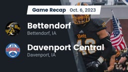 Recap: Bettendorf  vs. Davenport Central  2023