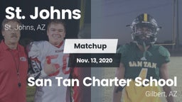 Matchup: St. Johns High Schoo vs. San Tan Charter School 2020