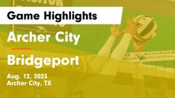 Archer City  vs Bridgeport Game Highlights - Aug. 12, 2023