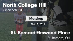 Matchup: North College Hill H vs. St. Bernard-Elmwood Place  2016