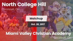 Matchup: North College Hill H vs. Miami Valley Christian Academy 2017