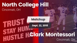 Matchup: North College Hill H vs. Clark Montessori  2018