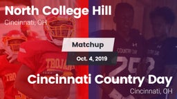 Matchup: North College Hill H vs. Cincinnati Country Day  2019