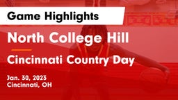 North College Hill  vs Cincinnati Country Day  Game Highlights - Jan. 30, 2023