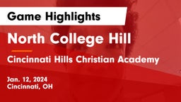 North College Hill  vs Cincinnati Hills Christian Academy Game Highlights - Jan. 12, 2024