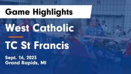 West Catholic  vs TC St Francis Game Highlights - Sept. 16, 2023