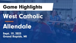 West Catholic  vs Allendale Game Highlights - Sept. 19, 2023