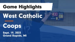 West Catholic  vs Coops Game Highlights - Sept. 19, 2023
