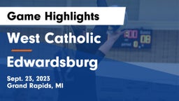 West Catholic  vs Edwardsburg Game Highlights - Sept. 23, 2023
