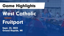 West Catholic  vs Fruitport Game Highlights - Sept. 23, 2023