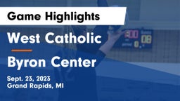 West Catholic  vs Byron Center Game Highlights - Sept. 23, 2023