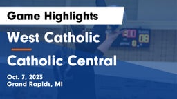 West Catholic  vs Catholic Central Game Highlights - Oct. 7, 2023