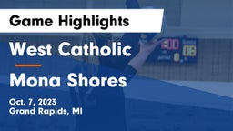 West Catholic  vs Mona Shores Game Highlights - Oct. 7, 2023