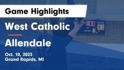 West Catholic  vs Allendale Game Highlights - Oct. 10, 2023
