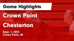 Crown Point  vs Chesterton  Game Highlights - Sept. 1, 2022