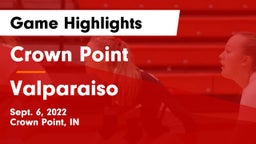 Crown Point  vs Valparaiso  Game Highlights - Sept. 6, 2022