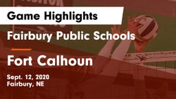 Fairbury Public Schools vs Fort Calhoun Game Highlights - Sept. 12, 2020