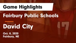 Fairbury Public Schools vs David City  Game Highlights - Oct. 8, 2020
