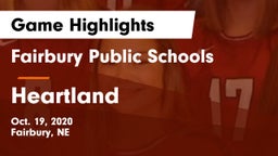 Fairbury Public Schools vs Heartland  Game Highlights - Oct. 19, 2020