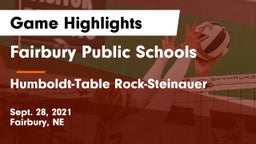 Fairbury Public Schools vs Humboldt-Table Rock-Steinauer  Game Highlights - Sept. 28, 2021