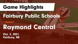 Fairbury Public Schools vs Raymond Central  Game Highlights - Oct. 2, 2021