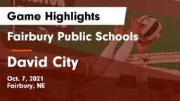 Fairbury Public Schools vs David City  Game Highlights - Oct. 7, 2021