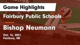 Fairbury Public Schools vs Bishop Neumann  Game Highlights - Oct. 16, 2021