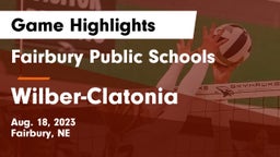Fairbury Public Schools vs Wilber-Clatonia  Game Highlights - Aug. 18, 2023