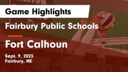 Fairbury Public Schools vs Fort Calhoun  Game Highlights - Sept. 9, 2023