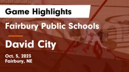 Fairbury Public Schools vs David City  Game Highlights - Oct. 5, 2023