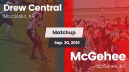 Matchup: Drew Central High Sc vs. McGehee  2016