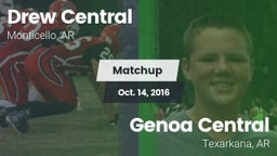 Matchup: Drew Central High Sc vs. Genoa Central  2016