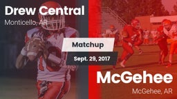 Matchup: Drew Central High Sc vs. McGehee  2017