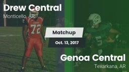 Matchup: Drew Central High Sc vs. Genoa Central  2017